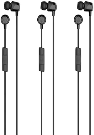 Skullcandy Jib Wired Earbuds – Cobalt Blue Noise-Isolating Headphones with Built-In Microphone for Seamless Calls and Track Control, Lightweight Travel Companion – 6 Pack for Ultimate Convenience and Compatibility