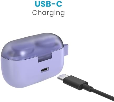 Speck Gemtones Wireless Earbuds – Bluetooth 5.3 Headphones with 28 Hours of Battery Life, USB-C Charging & Custom EQ App for i Phone & Android Users – Stylish White Album Design with Two-Year Warranty for Ultimate Audio Experience