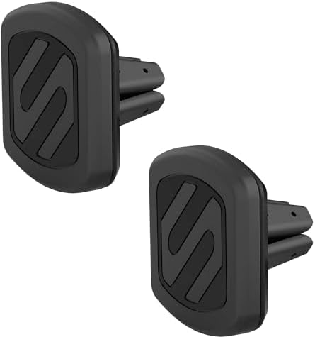 Scosche MXDM Ultra-Strong Magnetic Car Phone Holder – Secure Dashboard Mount for i Phone, Samsung & All Smartphones – Effortless Hands-Free Navigation & Enhanced Driving Safety with Durable Metal Plate
