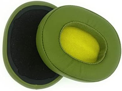 Revamp Your Skullcandy Wireless Headphones with Vibrant Green Replacement Ear Pads – Durable Memory Foam Ear Cups for Superior Comfort & Sound Quality Enhancement, Quick Installation, and Universal Compatibility for Optimal Listening Experience