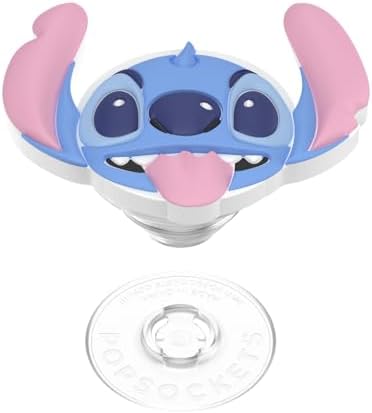 Stylish Lilo & Stitch Pop Socket Grip with Kickstand – Versatile One-Handed Phone Holder for Seamless Use and Enhanced Compatibility across Devices – Effortless Style and Functionality in a Durable Accessory for i Phone, Samsung, and More – Perfect for Wireless Charging and Swappable Designs – Ideal Anti-Drop Solution for Everyday Convenience