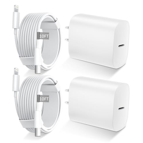 Rapid Charge Lightning Cable & 20 W USB-C Block for i Phone 14/13/12/11 – 3 FT Long Durable Fast Charger for i Pad and i Phone Models – Sleek Black Design for Enhanced Performance and Compatibility