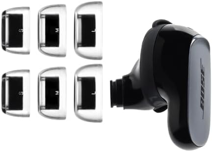 Upgrade Your Bose Listening Experience with AZLA Sedna Earfit Crystal Silicone Tips – Supreme Comfort & Noise Isolation for Quiet Comfort Ultra & QC II – 3 Sizes for Customized Fit – Enhance Audio Quality & Block External Noise