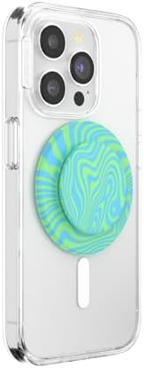 Mag Safe-Ready Tidepool Lava Pop Socket Phone Grip & Stand – Magnetic Hold for Effortless Wireless Charging, Hands-Free Viewing, and Stylish Functionality – Transform Your Mobile Experience with Enhanced Compatibility and Unique Design
