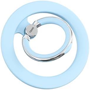 Tron Magnetic Ring Holder: Ultimate Mag Safe Grip for i Phone 16, 15 Pro, 14 Plus, 13, 12 Pro Max – One-Handed Convenience with Robust Magnetic Security – Sleek Black Design for Everyday Use – Lightweight & Effortless Installation for On-the-Go Lifestyle – Durable Smartphone Accessory for Enhanced Usability