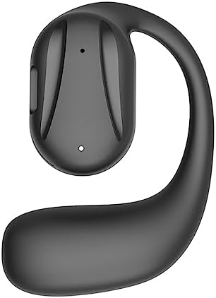 Revolutionary Ear Hook Bluetooth Wireless Headphones – Comfort-Focused Noise Cancelling Earphones with Microphone for Android & i Phone Compatibility (Red) – Effortless Connectivity, Ultimate Sound Quality, and Ergonomic Design for All-Day Wear