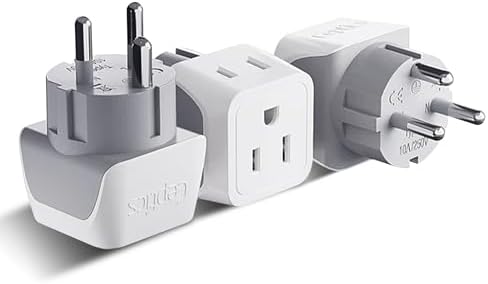 Ultimate Universal Travel Adapter: 35 W Fast Charging Power Converter with PD & QC 3.0, Dual USB-C & Triple USB Ports for Seamless Global Connectivity – Compatible with Type A, C, G, I Outlets for Effortless Charging Across EU, US, UK & Beyond – Perfect Travel Companion for Modern Explorers