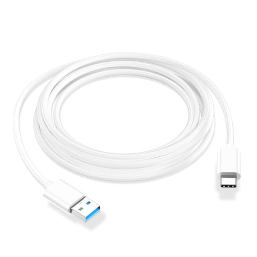 Compact 6-Inch USB A to USB C 3.1 Cable – 2-Pack for High-Speed 10 Gbps Data Transfer & Fast Charging | Perfectly Compatible with i Phone 15, Mac Book Pro, i Pad Pro, Samsung Galaxy S24, and Google Pixel | Ideal for Travel & Clutter-Free Connectivity | Durable Design for Everyday Use