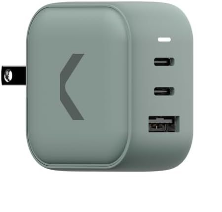 Core 65 W Ga N Fast Charger – Dual USB-C & USB-A Power Adapter for Ultimate Device Compatibility, Rapid Charging for Mac Book, i Phone 16/15/14/13/12/11, i Pad, Galaxy S24/S23 Ultra, and USB-C Laptops – Travel-Friendly Design for On-the-Go Charging Solutions