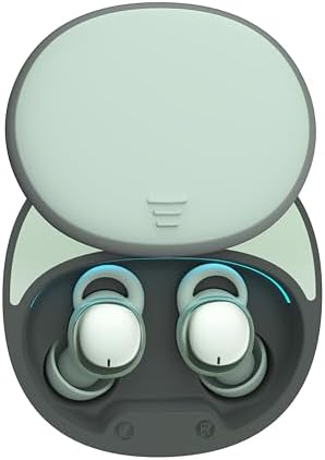 Ergonomic Invisible LX-410 Wireless Sleep Headphones – Bluetooth 5.3 Noise Cancelling Earbuds for Side Sleepers – Ultimate Comfort for Restful Nights and Commutes – Hassle-Free Wireless Charging Case for Audiobooks and Music – Premium Sound Quality for an Enhanced Listening Experience