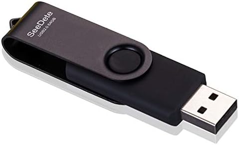 Vibrant 32 GB USB Flash Drive 5-Pack – High-Speed Rotating Memory Sticks with LED Light for Effortless Data Backup and Transfer in Gold, Black, Green, Red, and Blue – Perfect for Personal, Educational, and Professional Use