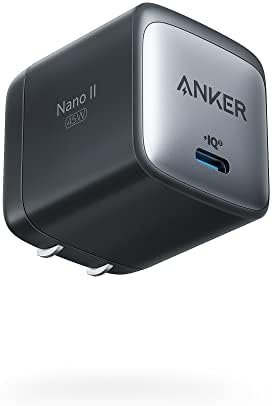 Anker Nano II 45 W USB-C Charger – Compact Ga N Fast Charger for Mac Book Pro, i Phone 15, Galaxy & More – Foldable Design for Ultimate Portability and Enhanced Charging Efficiency with PPS Technology