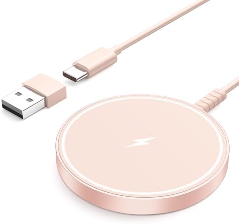 Bohuma Magnetic Wireless Charger for i Phone 12-16: Fast Mag-Safe Charging Pad Compatible with i Phone 15 Pro Max, 14 Pro Max, Air Pods Pro 2 & 3 – Sleek Dock for Effortless Home & Office Use, Enhanced Magnetic Alignment & Durability