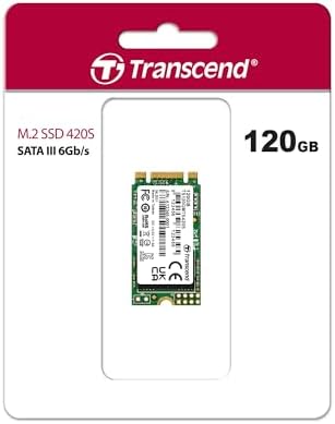 Elevate Your Device Performance with Transcend 250 GB M.2 2242 SATA III SSD – Lightning-Fast 500 MB/s Speeds, Ideal for Ultrabooks, Laptops, and Desktops, Featuring 3 D TLC NAND Flash, LDPC Error Correction, and SLC Cache for Unmatched Reliability and Compatibility