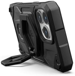 URBAN ARMOR GEAR UAG Magnetic Phone Ring Stand | Sleek Black Design for i Phone 16/15 & Galaxy S25/S24 | Mag Safe-Compatible 360° Adjustable Kickstand | Enhanced Security with Removable Metal Grip | Ultimate Convenience for Hands-Free Use and Stylish Protection