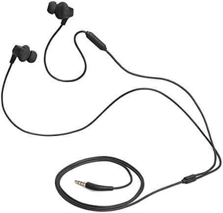 JBL Endurance Run 2 Wired Sports Earbuds – Waterproof In-Ear Headphones with Pure Bass Sound, Ergonomic Comfort for Active Lifestyles, Hands-Free Calling, and Enhanced Device Compatibility (Black) – Your Ultimate Workout Companion for Unmatched Audio Performance