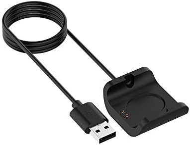 Maximize Your Amazfit Bip S Charging Potential: Ultimate Dual-Pack Charger Dock with 3.3 ft USB Cable – Fast, Durable Power Solution for Active Lifestyles (Model A1805) – Portable Design for Enhanced Flexibility and Seamless Compatibility