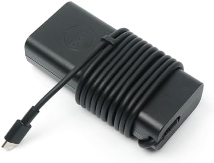 Dell 65 W USB-C Power Adapter for Latitude Series 5400-5450 – Genuine HA65 NM190 AC Charger with 3 FT Cord, Enhanced Speed, and Broad Compatibility for Reliable Performance