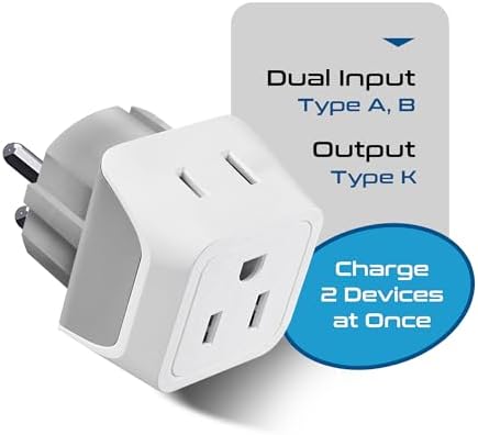 Ultimate Universal Travel Adapter: 35 W Fast Charging Power Converter with PD & QC 3.0, Dual USB-C & Triple USB Ports for Seamless Global Connectivity – Compatible with Type A, C, G, I Outlets for Effortless Charging Across EU, US, UK & Beyond – Perfect Travel Companion for Modern Explorers