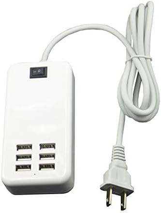Revolutionize Your Device Powering with the 6-Port USB Charging Hub – High-Speed Charging for i Phone and Samsung Smartphones, Compact and Portable Adapter for Home, Office, and Travel, Multi-Device Support with Advanced Safety Features