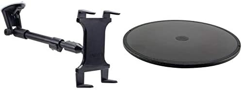 ARKON Long Arm Windshield Suction Mount for i Pad Air & Pro – Premium Hands-Free Tablet Holder for Safe Navigation and Streaming – Durable, Adjustable Car Mount with Powerful Suction and Sleek Black Design – Perfect for Video Calls and On-the-Go Entertainment