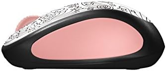 Vibrant Twinkle Teal Logitech Doodle Collection M325 c Wireless Optical Mouse – Ergonomic Design for Ultimate Comfort, 5 Customizable Buttons, Long Battery Life & Reliable 2.4 GHz Connectivity for Enhanced Productivity and Style in Your Workspace