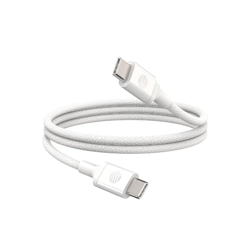 AT&T 6 ft USB-C Charging & Data Cable – Premium Braided USB-A to USB-C Connector for Phones, Tablets & Laptops – Rapid Charging & Data Transfer, Durable Tangle-Free Design – Versatile Compatibility with Warranty for All Devices