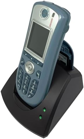 Ascom Dual Power Charger for d63/i63 & d62/i62 Phones – Effortless Simultaneous Charging for Mobile & Spare Battery, Advanced Fast Charging Technology, Compact & Portable Design with Included Power Supply for Ultimate Compatibility