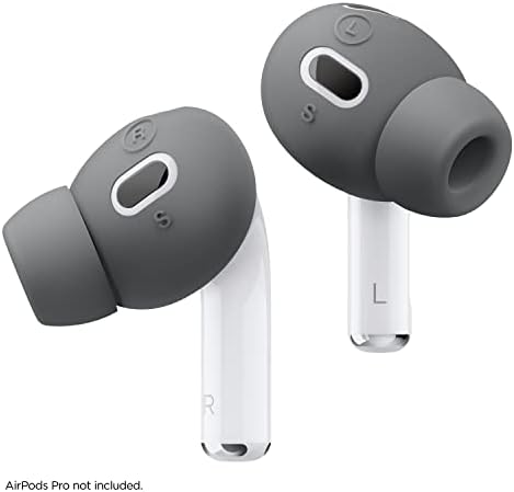 Custom Fit Silicone Ear Tips for Air Pods Pro 2 – 6 Pairs in Large, Medium, and Small Sizes – Superior Comfort and Noise Isolation – US Patent Protected – Essential Accessory for Apple Earbuds Enthusiasts