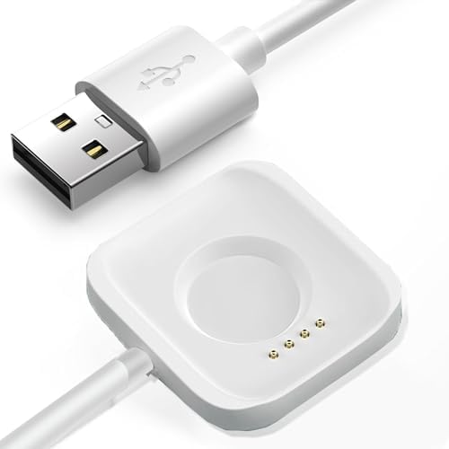 Dual-Pack Lamshaw USB Charging Dock for One Plus Watch 2 & 2 R – Ultra-Fast Charging Stations in Stylish Black & White – Perfectly Engineered for Smartwatch Users Seeking Portability and Reliability