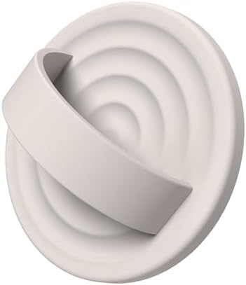 Revolutionary Magnetic Phone Ring Grip Holder – Ergonomic Silicone Finger Loop for i Phone Pro Max/Plus, 12/13/14/15/16 Series – Compatible with Mag Safe – Oat Color Enhances Aesthetics and Comfort – 360-Degree Rotation for Effortless Use – Secure Your Device with Style and Stability – Essential Smartphone Accessory for Unmatched Usability and Convenience