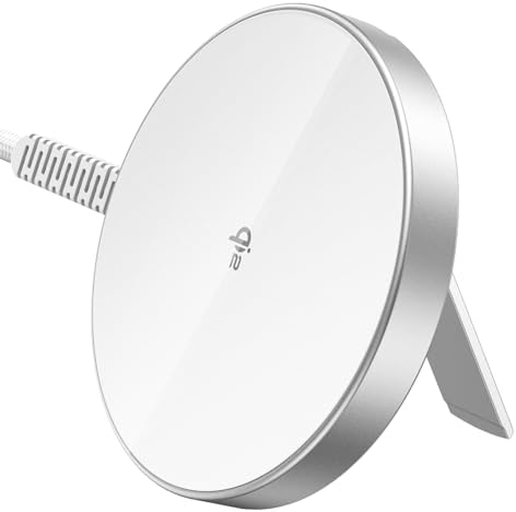 ESR Mag Safe Charger Duo Pack – 15 W Fast Wireless Charging Pad with Qi2 Technology for i Phone 12-16, Galaxy S25, and Air Pods – Superior Magnetic Alignment & Type-C Cable Included – Sleek Black Design for Effortless Charging Convenience