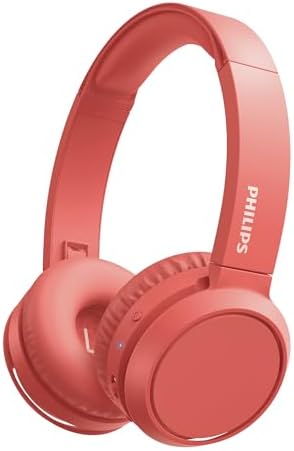 PHILIPS H4205 On-Ear Wireless Bluetooth Headphones – Unleash Your Music with Enhanced BASS Boost, 32 mm Drivers, and 29-Hour Battery Life – Lightweight Comfort and Fast Charging for All-Day Listening in Stylish Blue – Perfect for Commuting, Workouts, and Home Relaxation