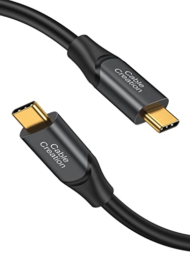 Unleash Powerful Connectivity with Cable Creation 3 ft USB C to USB C Cable – 10 Gbps Data Transfer, 4 K Video Output & 100 W Fast Charging for Mac Book, i Pad, Pixel, Galaxy, & i Phone 15/16 Pro Max – Durable & Flexible Design for Superior Performance
