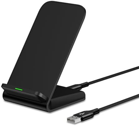 Fast Charging Wireless Charger Stand for Samsung Galaxy S25 S24 Ultra S24+ S24 S23 S22 S21 S20 S10, Qi-Compatible 15 W Charger for i Phone 16 15, Google Pixel 9 Pro XL Fold 8 a 7 Pro – Sleek Design & Enhanced Device Support for Effortless Charging Experience