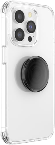 Mag Safe-Compatible Glitter Pop Socket Phone Grip & Stand – Stylish Clear Kickstand for Secure Wireless Charging and Effortless Media Viewing, Essential Cute Accessory for Enhanced Mobile Experience