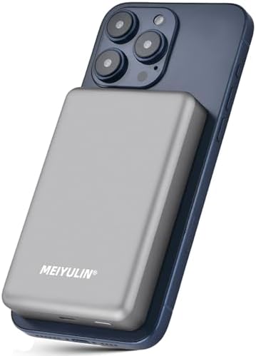 Magnetic Power Bank for i Phone 16 Series – 10,000 m Ah Wireless Charger with 15 W Fast Charging & PD 20 W USB-C Output | Slim, Lightweight Design for On-the-Go Convenience | Strong Adhesion for Hassle-Free Use | Intelligent Safety Features for Optimal Protection | Ultimate Travel Companion for i Phone Users