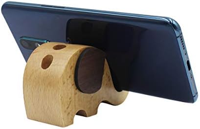 Whimsical Dog-Themed Wooden Phone Stand – Charming Desk Accessory for Mobile Devices, Perfect Gift for Pet Enthusiasts, Stylish and Functional Home Office Decor with Stable Anti-Slip Base for Enhanced Productivity and Optimal Viewing Experience