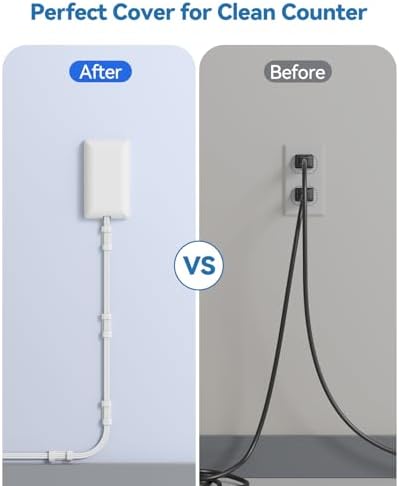 Stylish Brown Extension Cord with 1080 J Surge Protection – 5 FT Flat Braided Design Featuring 3 AC Outlets & 4 USB Ports (24 W/4.8 A) for Fast Charging – Ideal Tan Desk Accessory for Powering Devices Safely & Efficiently