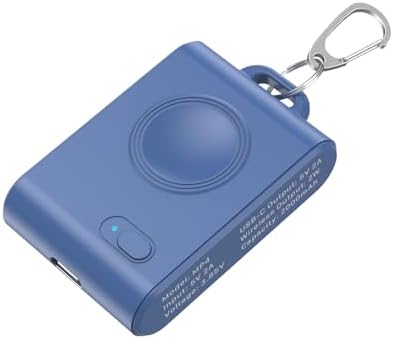 Portable 2-in-1 Watch Charger for Galaxy Watch 7 Ultra – 2000 m Ah High-Capacity Samsung Charger with Keychain for Galaxy Watch Series & Gear S3 – Fast Charging & Enhanced Portability for On-the-Go Power Solutions