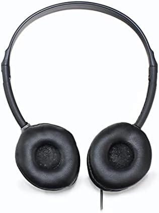 Enhance Classroom Learning with 10-Pack Over-Ear Headphones – Comfortable Leatherette Earpads, High-Quality 3.5 mm Stereo Sound, Ideal for Student Engagement and Focused Study Sessions – Fast Connectivity and Versatile Device Compatibility for Seamless Educational Experiences