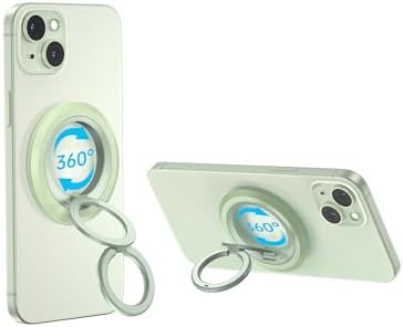 Syncwire Magnetic Phone Ring Holder – Titanium Alloy Kickstand for i Phone 12-16 Pro Max & Compatible Android Devices – Ergonomic Design, Enhanced Mag Safe Stability, Lightweight Grip for Ultimate Hands-Free Convenience