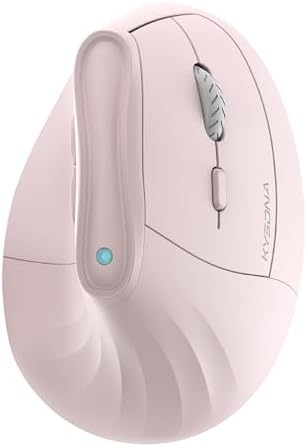 Transform Your Workday with the 57° Ergonomic Wireless Tower Mouse – A Quiet, Vertical Bluetooth Mouse for Ultimate Comfort and Precision Control, Featuring Adjustable DPI (800/1200/2400/3200/4000) and 5 Customizable Buttons for Seamless Productivity Across Windows, mac OS, and i Pad OS – Perfect for Small Hands and Extended Use in Any Workspace