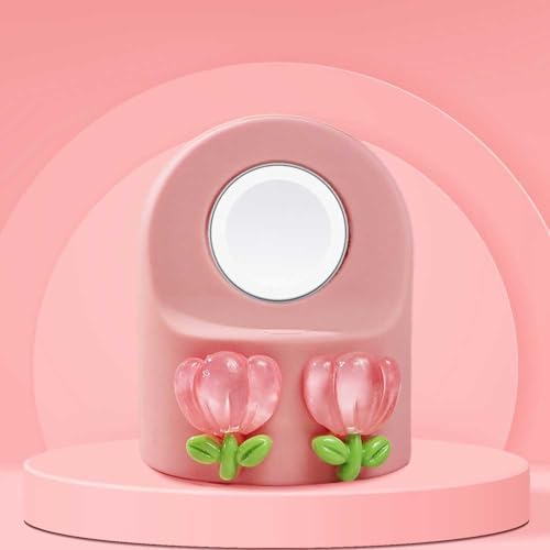 Stylish Cartoon Silicone Apple Watch Charging Dock – Enhanced Nightstand Compatibility for All Series Ultra/8/SE2/7/6/5/4/3/2/1 – Fast-Charging Solution with Tidy Cable Management for Personalized Décor and Elevated Viewing Experience