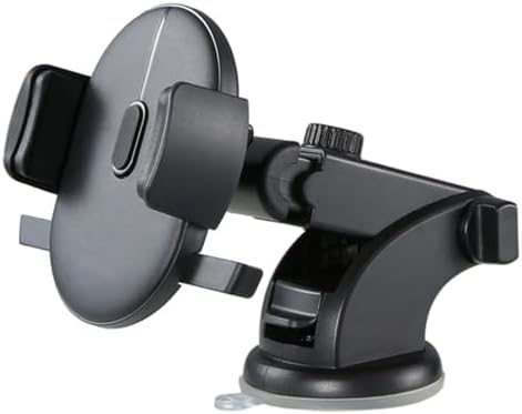 Enhanced Windshield Car Phone Holder with 360-Degree Rotation | Universal Mount for Samsung & i Phone 16 | Hands-Free Navigation & Safe Driving Accessory | Durable Suction Design for All Phone Sizes | Effortless Installation & Secure Grip