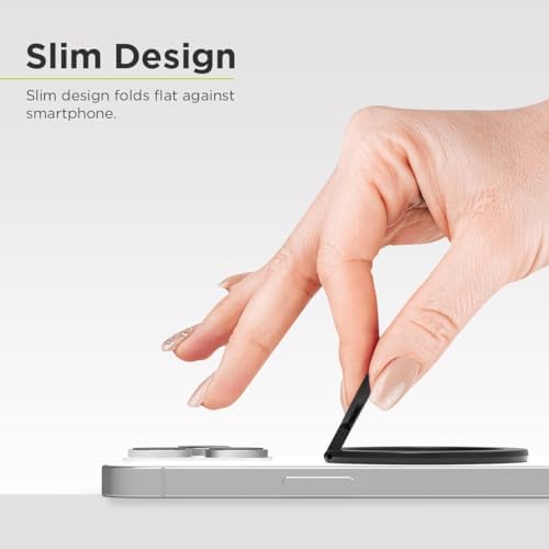 Magnetic Phone Grip Ring Stand for i Phone 16 Series – Premium Gold Kickstand Holder for Mag Safe Compatibility – Effortless Attachment for Hands-Free Streaming & Meetings – Versatile Design with Metal Stickers for Non-Mag Safe Phones – Lifetime Warranty & 30-Day Money Back Guarantee