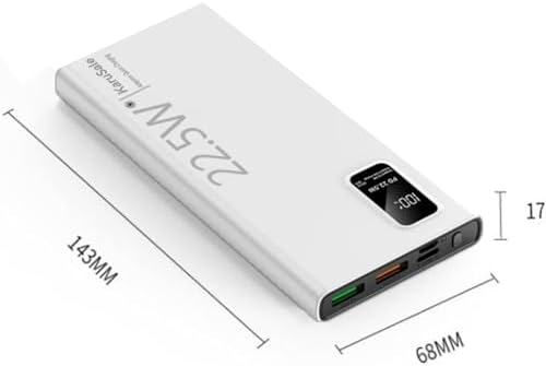 High-Capacity 50000 m Ah Portable Power Bank with 22.5 W Fast Charging – Dual USB 3.0 & Type-C QC PD4, LED Display for Instant Battery Monitoring – Ultimate Charging Solution for i Phone 16/15/14/13/Pro Max & Android Devices – 2024 Upgraded Design for Enhanced Durability and Performance