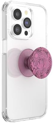 Mag Safe-Compatible Glitter Pop Socket Phone Grip & Stand – Stylish Clear Kickstand for Secure Wireless Charging and Effortless Media Viewing, Essential Cute Accessory for Enhanced Mobile Experience