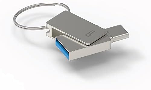 Ultra-Fast 64 GB Waterproof USB C & USB 3.0 Flash Drive – 2-in-1 OTG Memory Stick with Dynon Metrics Machined Alloy – Perfect for i Phone 15, Android, Mac Book, and PC – Reliable Data Storage for Travel and Outdoor Use