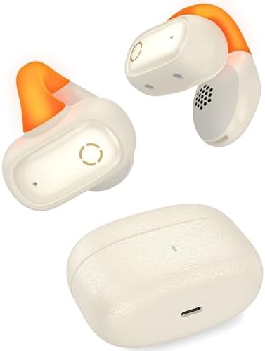 Ultra-Lightweight Bluetooth Earbuds: Open Clip-On Design for Active Lifestyles – Ergonomic Fit with Superior Sound Quality and Ambient Awareness – Ideal for Sports, Workouts, and Daily Commuting – Seamless Compatibility with i Phone, i OS, and Android Devices – Perfect for Effortless Hands-Free Calls and Voice Control